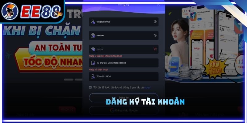 Đăng ký tài khoản