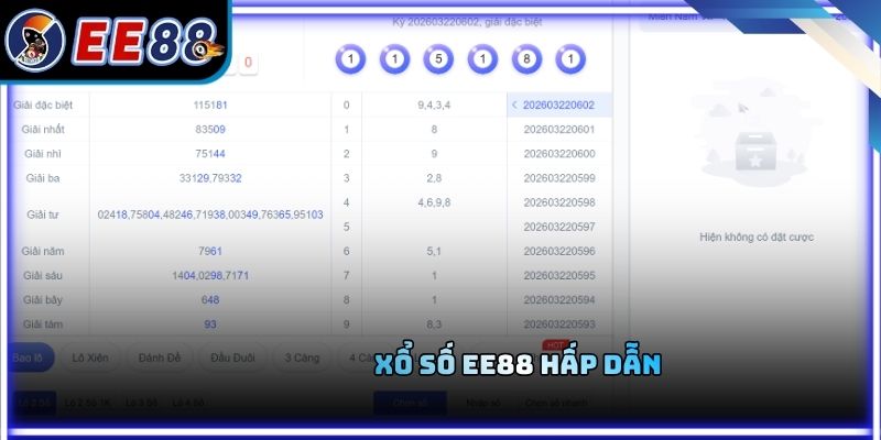 Xổ số EE88 hấp dẫn